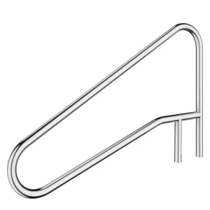 Pool Handrail for Swimming Pool, 49-3/8"X35-3/8 ,304 Stainless Steel Deck Mounted